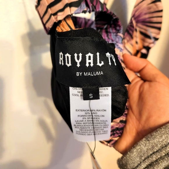 Royalty by maluna printed bralette - Picture 3 of 5